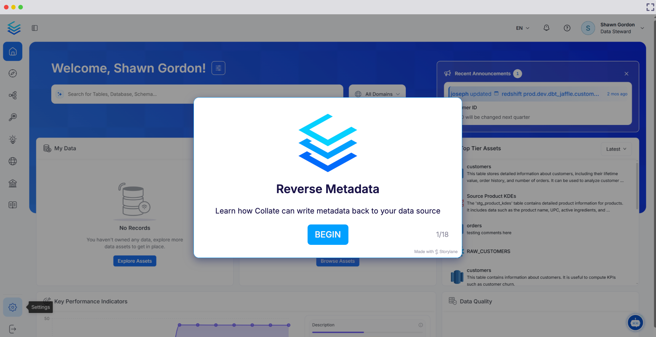 Interactive Product Demo - Reverse Metadata